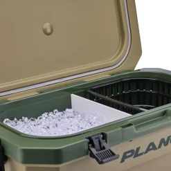 Caisse isotherme 30L ® verte - Étanche et résistante avec panier amovible*Plano Hot