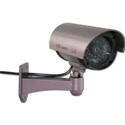 Caméra de surveillance factice voyant LED boitier ABS 8x17cm* Sale