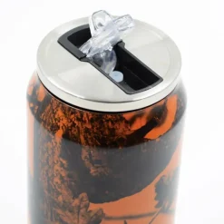 Canette Isotherme 500ml camouflage orange Ø 7cm H19 cm* New