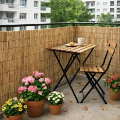 Canisse bambou fendu Largeur 5 m hauteur 1m* Outlet