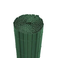 Canisse PVC occultant double face 1,5x5m vert - Kit complet avec fixation*