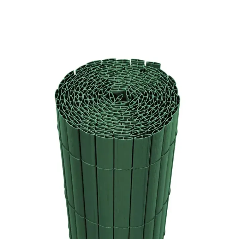 Canisse PVC occultant double face 1,5x3m vert - Kit complet avec fixation* New