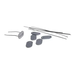 Canisse PVC occultant simple face 1x3m gris - Kit de fixation inclus* Best
