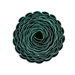 Canisse PVC occultant simple face 1x5m vert - Kit fixation inclus* Online