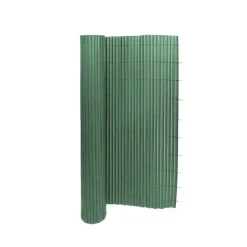 Canisse PVC occultant simple face 1,5x3m vert - Kit fixation inclus* Outlet