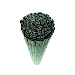 Canisse PVC occultant simple face 1,5x3m vert - Kit fixation inclus* Outlet