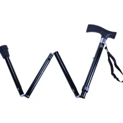 Canne pliante réglable 82-92cm avec sacoche - Charge 90kg* Discount