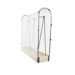 Carré potager tomate en bois de sapin avec housse PVC - 115x30x120cm* Best