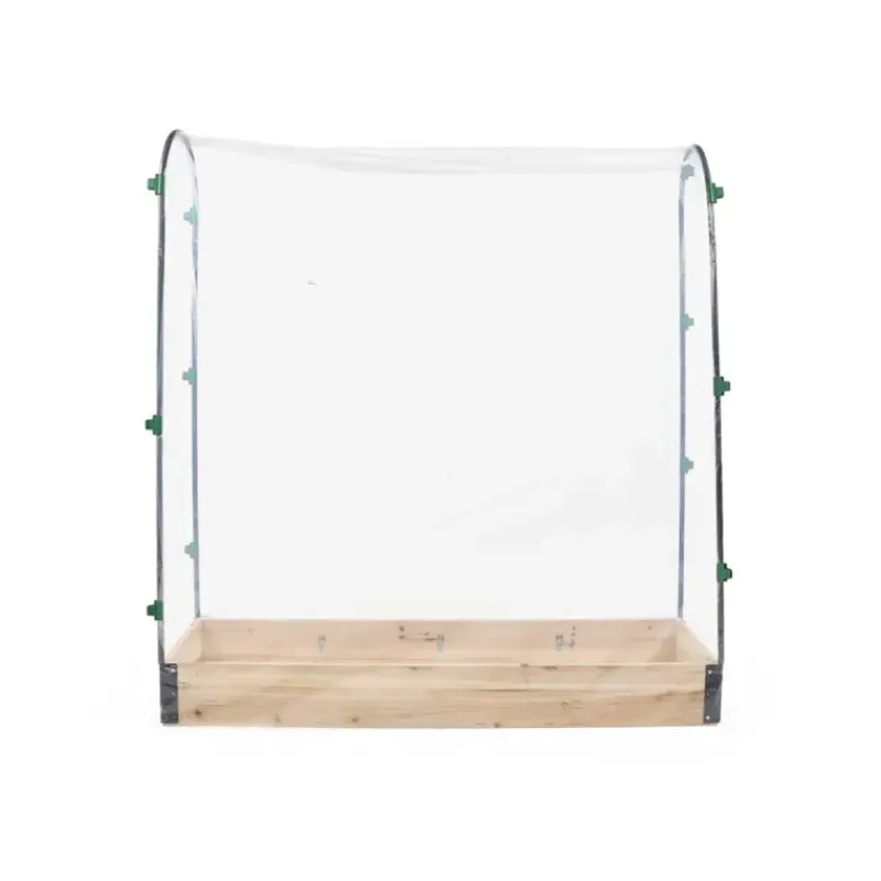 Carré potager tomate en bois de sapin avec housse PVC - 115x30x120cm* Best