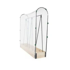 Carré potager tomate en bois de sapin avec housse PVC - 115x30x120cm* Best