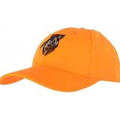 Casquette confort brodé sanglier tissu respirant orange*Treeland Clearance
