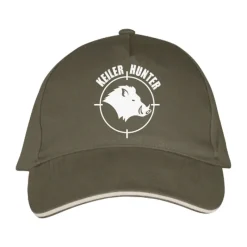 Casquette Coton Army/Beige Réglable logo 1*Keiler Hunter Sale
