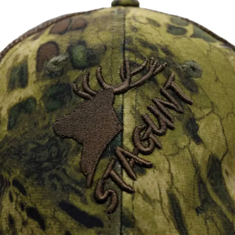 Casquette brodée polyester camo Wild Cap kaki*STAGUNT Best