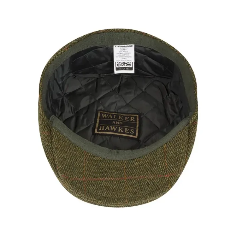 Casquette Walker and Hawkes Cambridge Vert Tweed*Walker & Hawkes Best