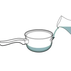 Casserole bain marie inox 18/0 Ø16cm h9.5cm tous feux*Pradel France Online