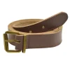 Ceinture en cuir marron 110cm* Discount