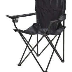 Chaise Easy C1 Pliable Noir - Structure Acier & Polyester 600D* Hot