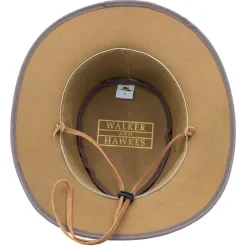Chapeau Walker and Hawkes Cowhide Traveller cuir*Walker & Hawkes New