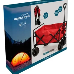 Chariot de transport pliable robuste 96x61x102 cm - Charge 80 kg - Roues freinables 7x4 pouces* Online