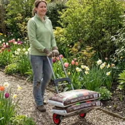 Chariot diable pliable acier 60kg 80x385x710mm* Hot