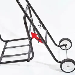 Chariot porte-bûches 2 en 1 amovible - Charge 50 kg - 114x62x44 cm* Hot