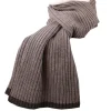 Écharpe isolante respirante douce laine de qualité marron*Somlys Outlet