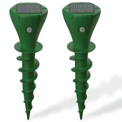 Chasse taupes solaire 'Twist' - Lot de 2 - 650m² de couverture par appareil* Clearance