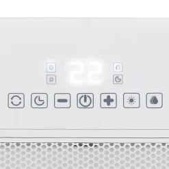 Chauffage et humidificateur minuterie 12h 1800W 19,8x15,5x30,5cm* Sale