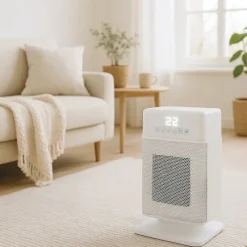 Chauffage et humidificateur minuterie 12h 1800W 19,8x15,5x30,5cm* Sale