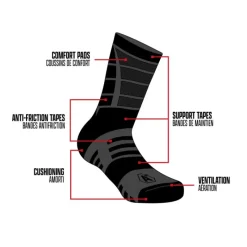 Chaussettes Impact 7 Summer vert olive*A10 Equipment Clearance