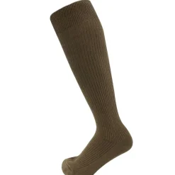 Chaussettes Mi-Bas Homme Vert Armée en Coton Peigné - Kaki - DCA France* Outlet