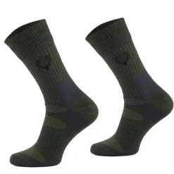 Chaussettes mi-hautes cerf kaki laine mérino 40% polyamide* Discount