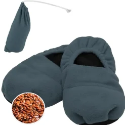 Chaussons Chauffants Femme Gris - Confort Textile Basse Tige* Clearance