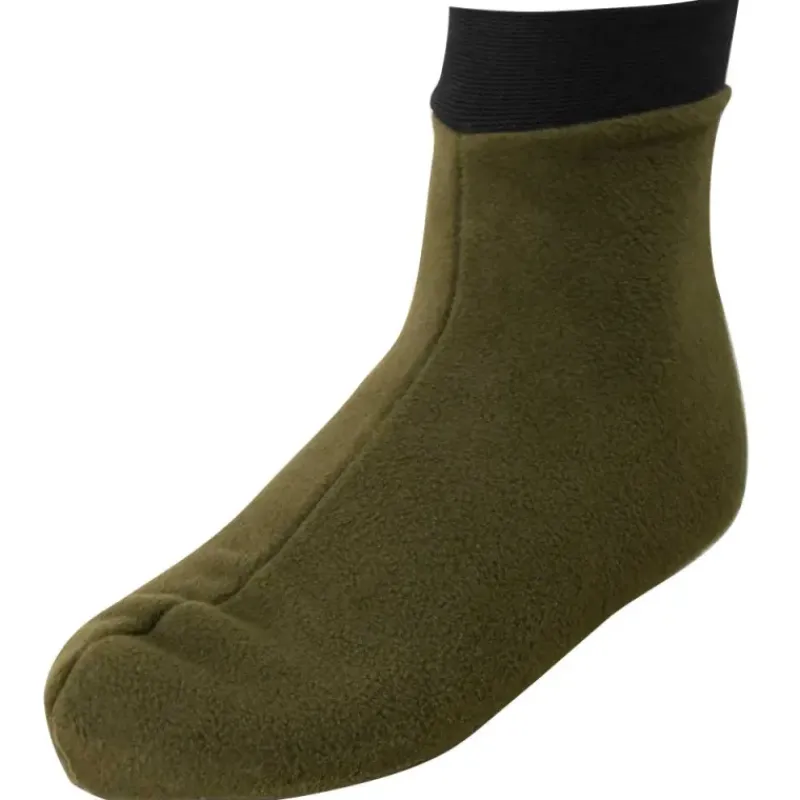 Chaussons de Bottes Polaires polyester kaki et noir 39/40 à 43/45*