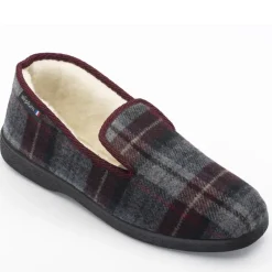 Chaussons fourrés Polaine bordeaux – charentaise Made in France*Airplum Outlet