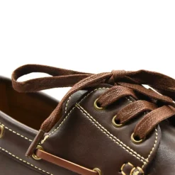 Chaussures bateau semelle crantée synthétique marron 40 à 46* Best