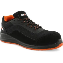 Chaussures de sécurité Leno - S1P SRC - Noir/Orange - Homme*Herock Discount