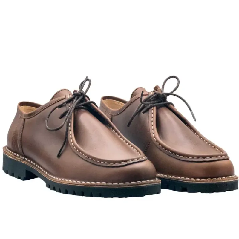 Chaussures Maquignon cuir marron semelle caoutchouc 40 à 46*Heritage Farmer Outlet