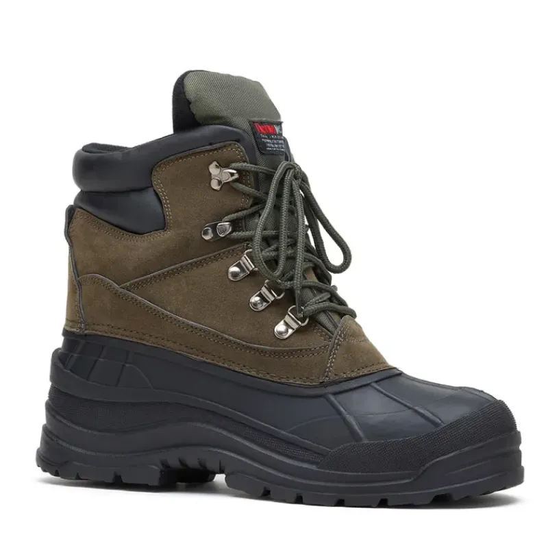 Chaussures Rochette Quebec Kaki nubuck étanche*Rouchette