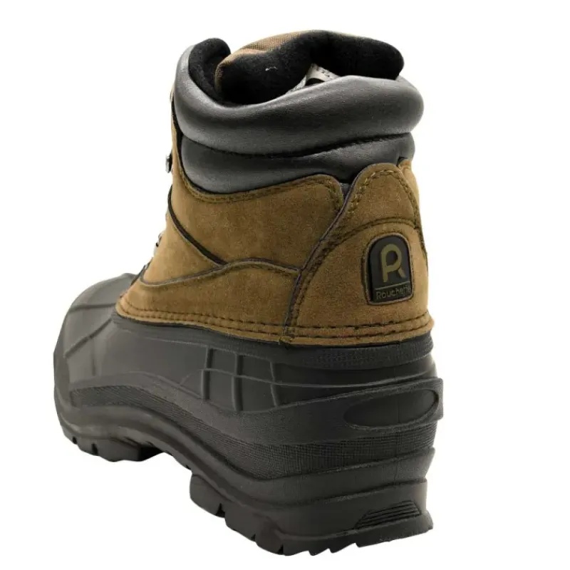 Chaussures Rochette Quebec Kaki nubuck étanche*Rouchette