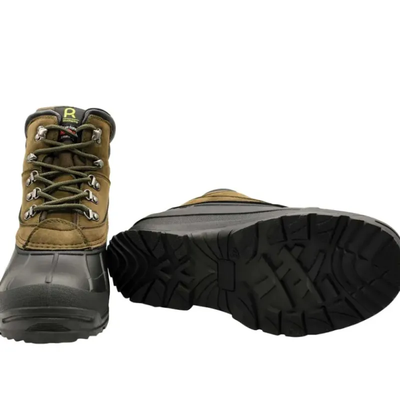 Chaussures Rochette Quebec Kaki nubuck étanche*Rouchette