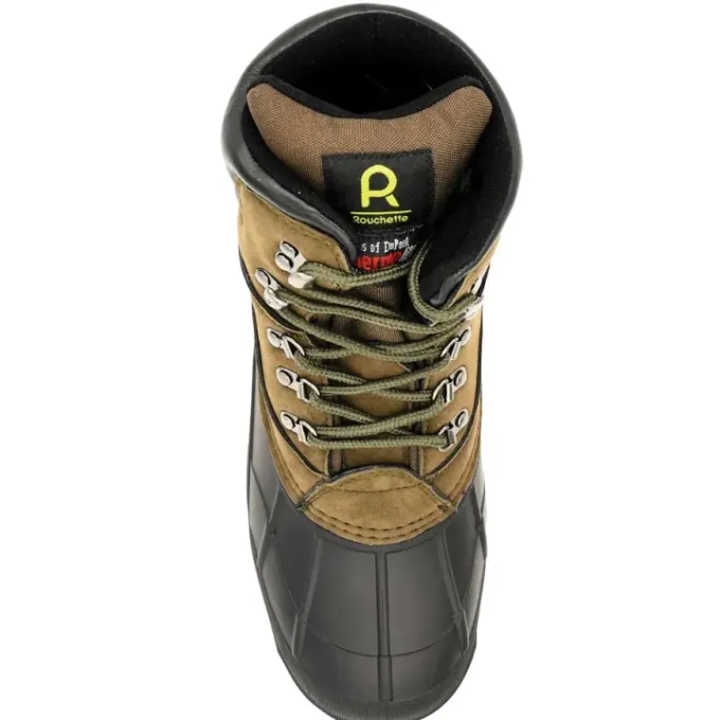 Chaussures Rochette Quebec Kaki nubuck étanche*Rouchette