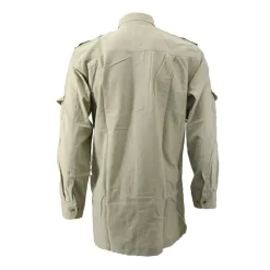 Chemise Authentic multipoches boutons coton beige S à 3XL*Bartavel Sale