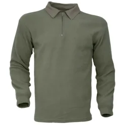 Chemise F1 Polaire Kaki 100% Polyester 220g/m² Col Zippé* Outlet