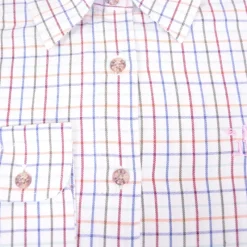 Chemise femme élégante carreaux coton ocre XS à 2XL*Percussion Best