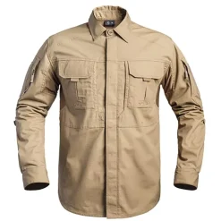 Chemise Fighter renforcée respirant coton polyester sable M à 3XL*A10 Equipment Sale