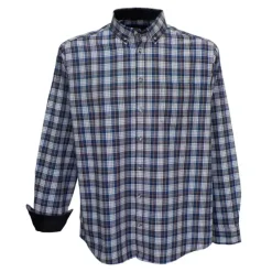 Chemise Homme Aubépine - Manches Longues en Flanelle à Carreaux Marron* Outlet