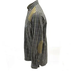 Chemise Sologne 100% coton marron taille S à 3XL*Percussion