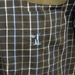 Chemise Sologne 100% coton marron taille S à 3XL*Percussion