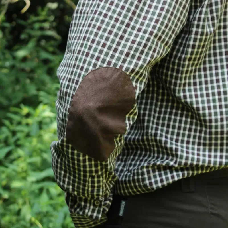 Chemise ® Sologne vert marron*Percussion Hot